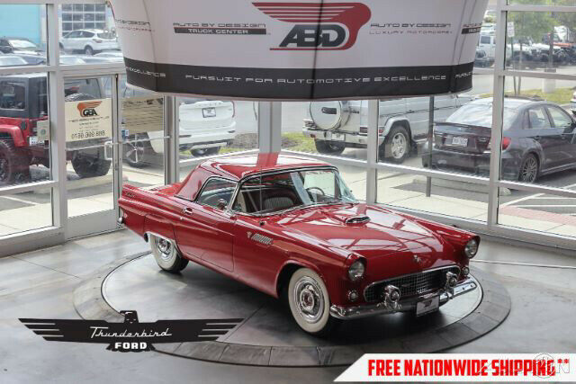 1955 Red Ford Thunderbird