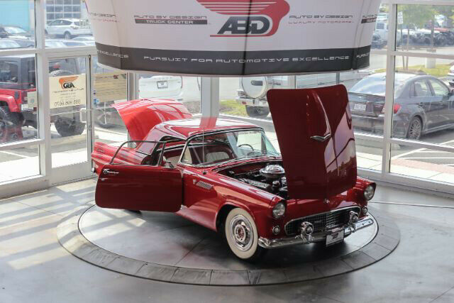 1955 Red Ford Thunderbird