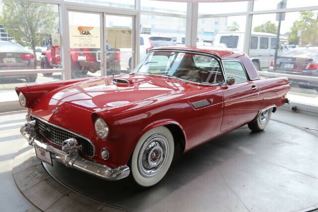 1955 Red Ford Thunderbird