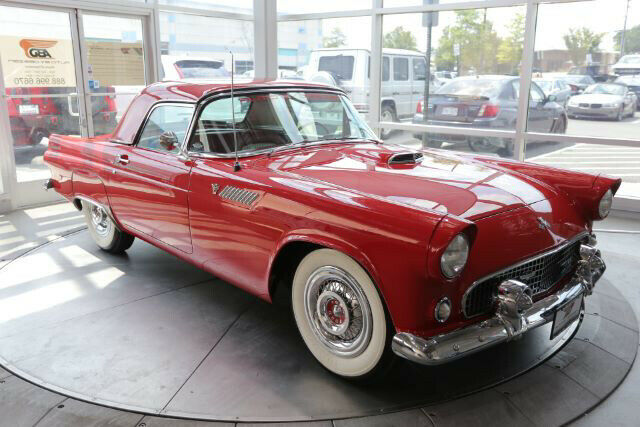 1955 Red Ford Thunderbird