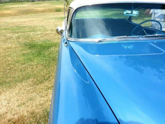 1955 Blue /  white Chevrolet Bel Air/150/210 Coupe