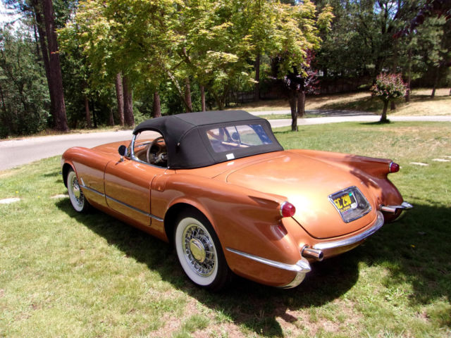 1955 Red Chevrolet Corvette Convertible