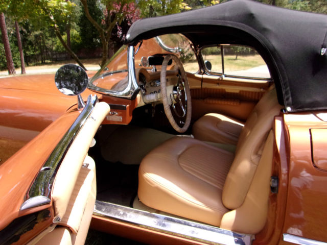1955 Red Chevrolet Corvette Convertible