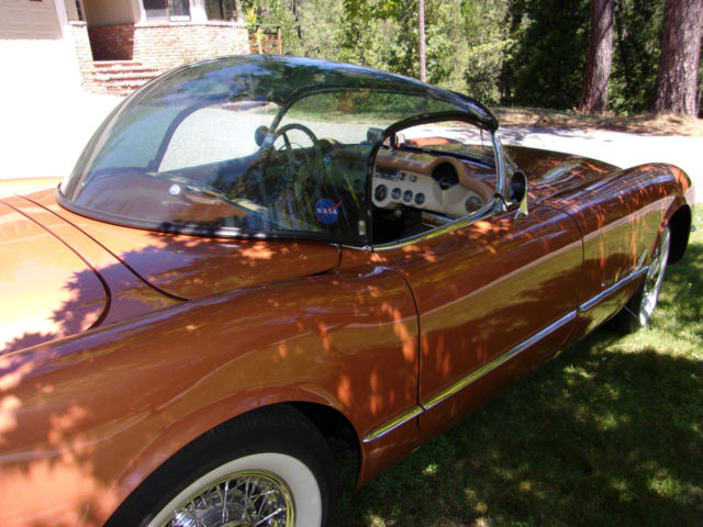 1955 Red Chevrolet Corvette Convertible