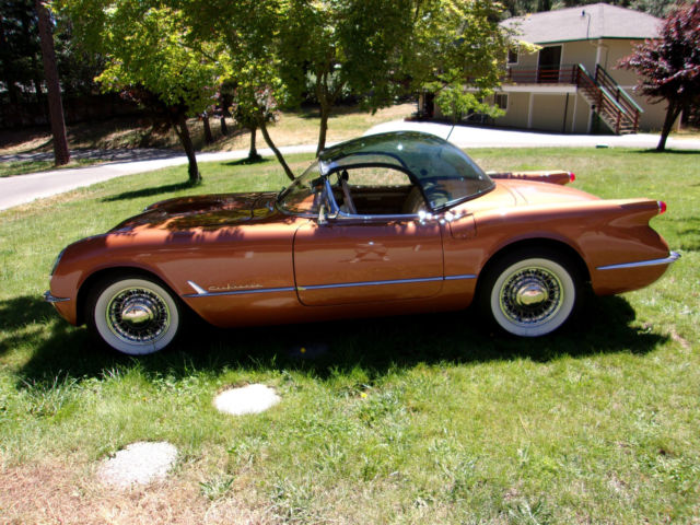 1955 Red Chevrolet Corvette Convertible