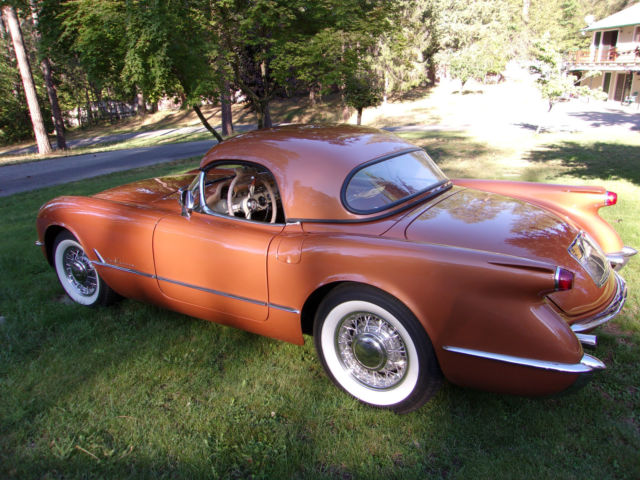 1955 Red Chevrolet Corvette Convertible