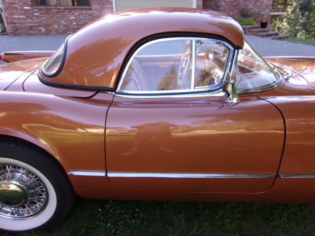 1955 Red Chevrolet Corvette Convertible