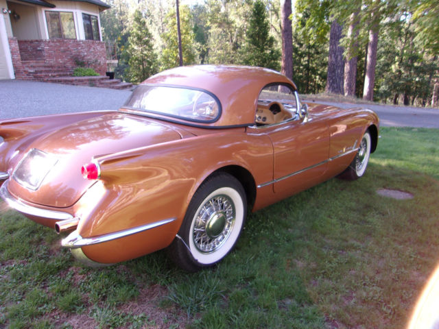 1955 Red Chevrolet Corvette Convertible