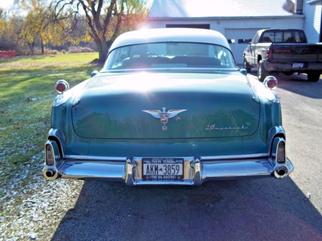 1955 JADE GREEN / WHITE TOP Chrysler Imperial Coupe