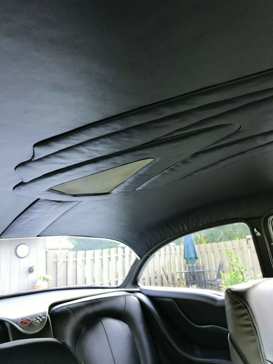 1955 Yellow Chevrolet Bel Air/150/210 Sedan