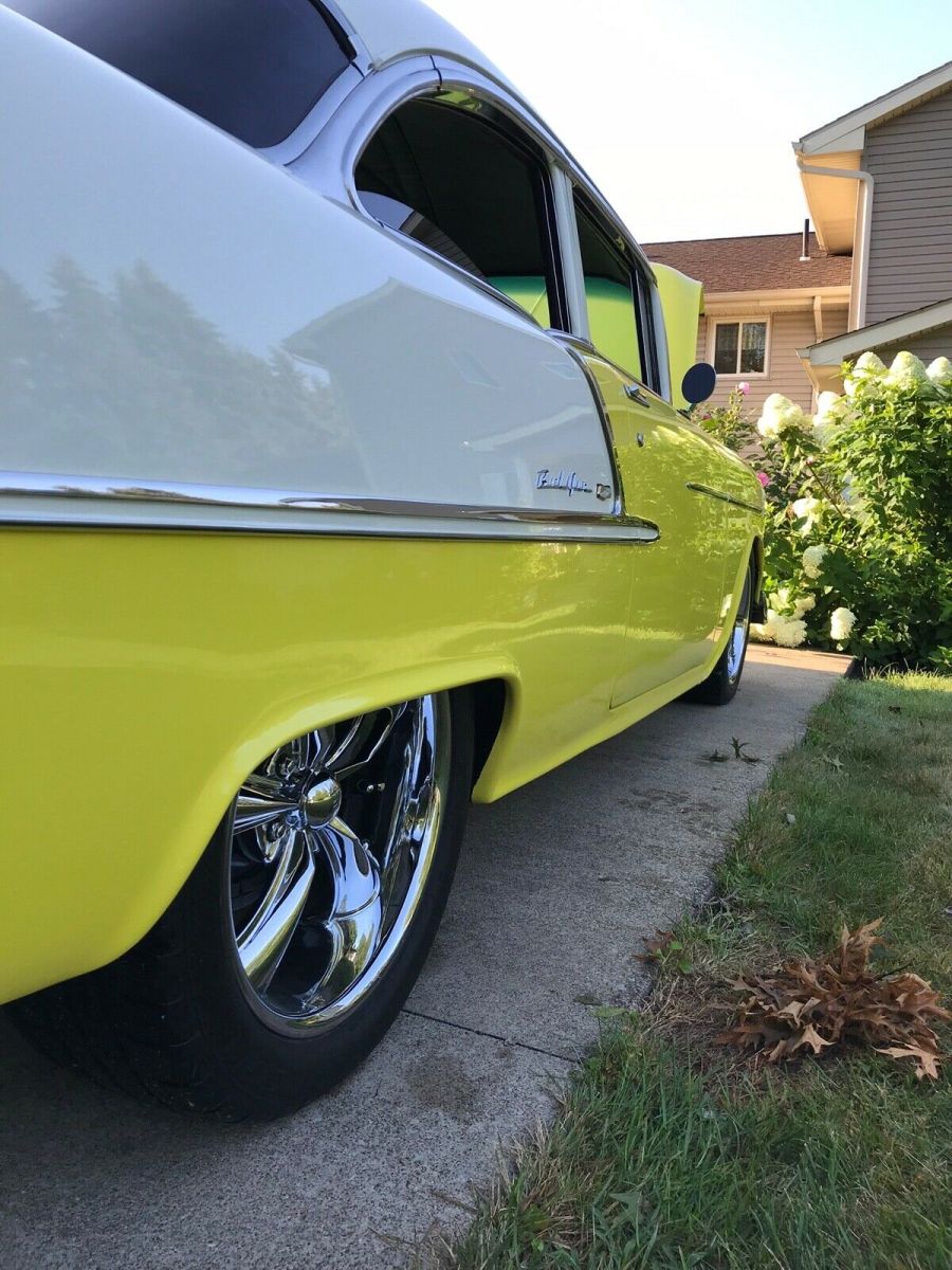 1955 Yellow Chevrolet Bel Air/150/210 Sedan