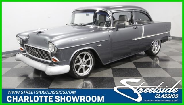1955 Silver Chevrolet 210