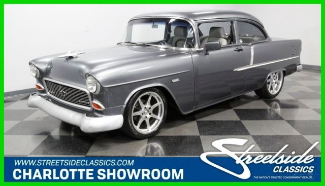 1955 Silver Chevrolet 210