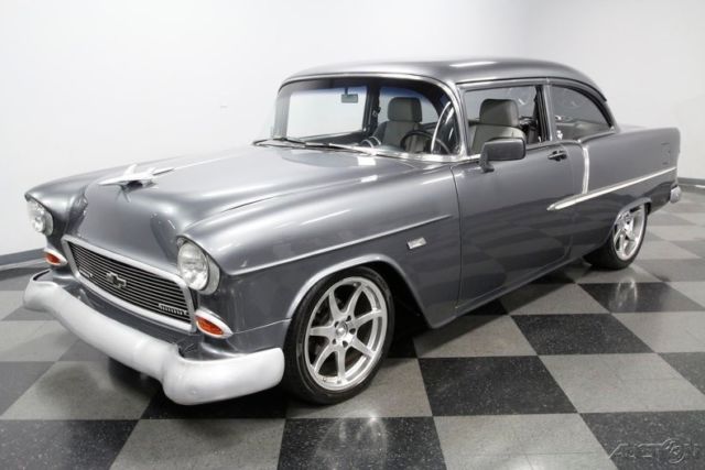 1955 Silver Chevrolet 210