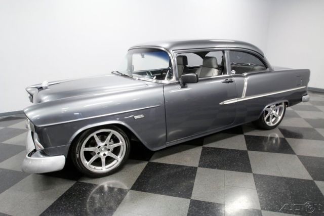 1955 Silver Chevrolet 210