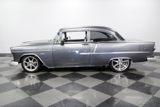 1955 Silver Chevrolet 210
