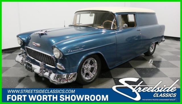 1955 Blue Chevrolet Sedan