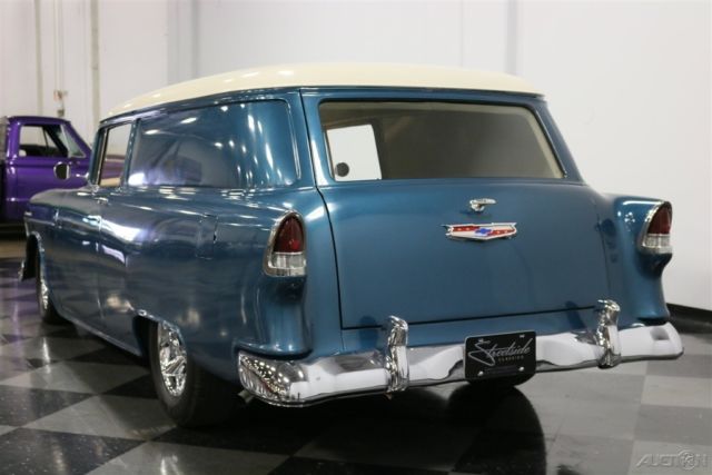 1955 Blue Chevrolet Sedan