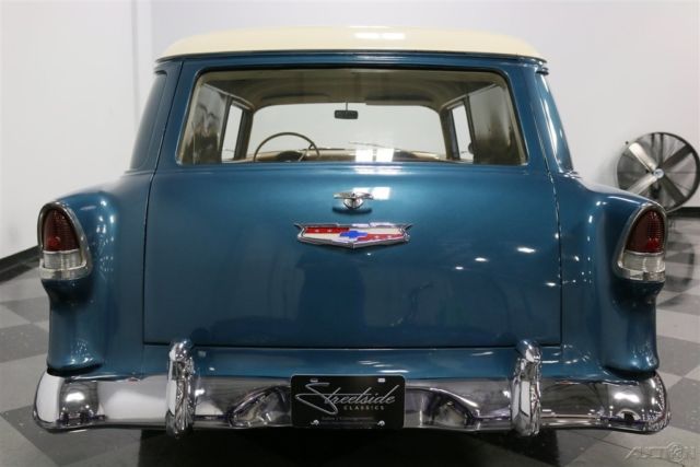 1955 Blue Chevrolet Sedan
