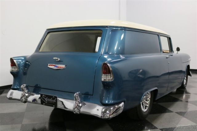 1955 Blue Chevrolet Sedan