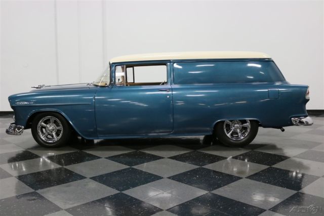 1955 Blue Chevrolet Sedan