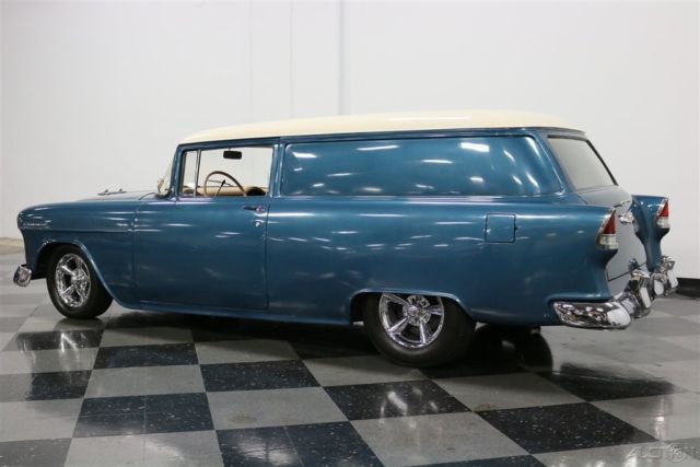 1955 Blue Chevrolet Sedan