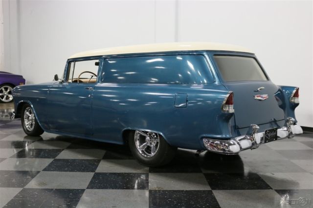 1955 Blue Chevrolet Sedan