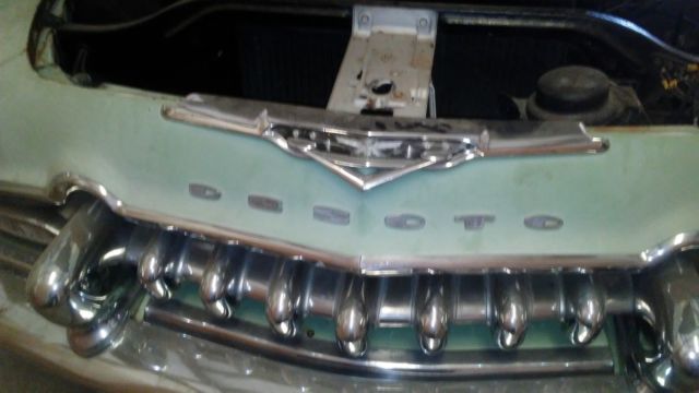 1955 Seafoam green Chrysler Desotos Sedan