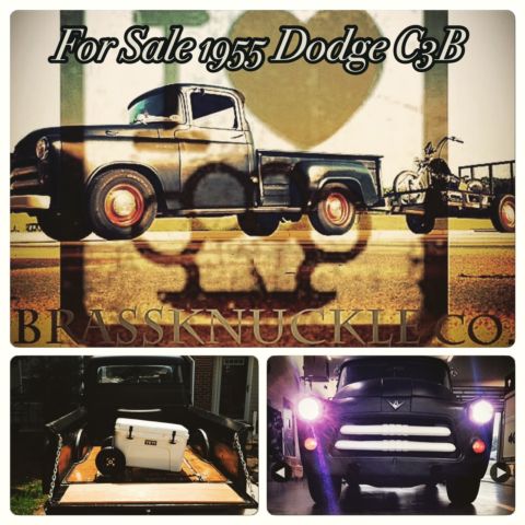 1955 Flat Black Dodge Other Pickups Standard Cab Pickup