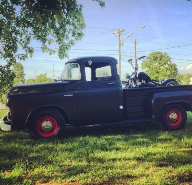 1955 Flat Black Dodge Other Pickups Standard Cab Pickup
