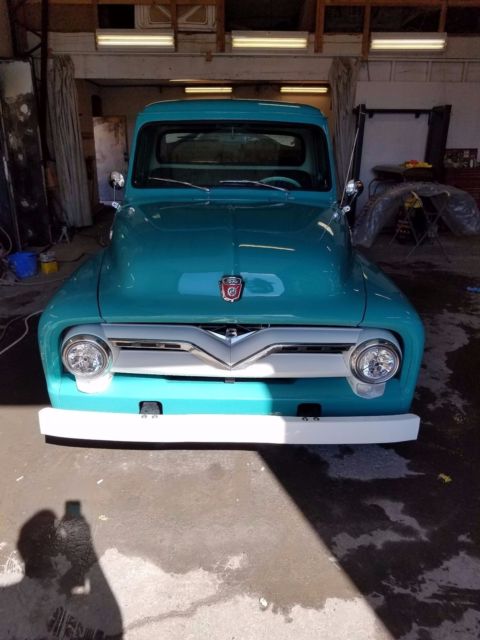 1955 Blue Ford F-100