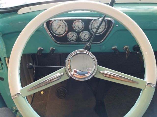 1955 Blue Ford F-100