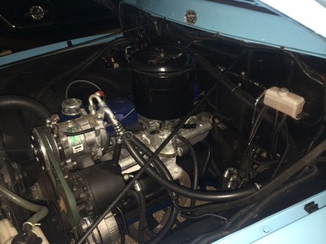 1955 Blue Ford F-100