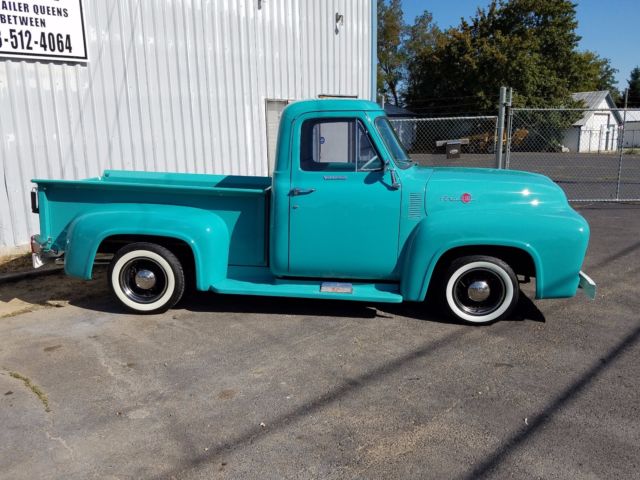 1955 Blue Ford F-100