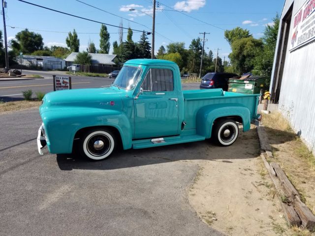 1955 Blue Ford F-100
