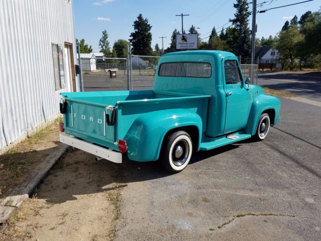 1955 Blue Ford F-100