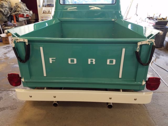 1955 Blue Ford F-100
