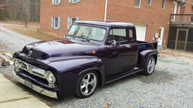 1955 Purple pearl Ford F-100 Pickup