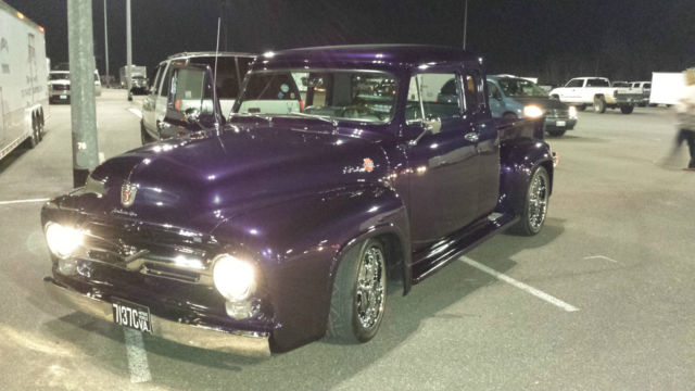 1955 Purple pearl Ford F-100 Pickup