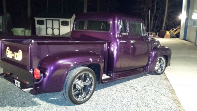 1955 Purple pearl Ford F-100 Pickup