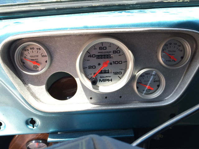 1955 Blue Ford F-100 Crew Cab Pickup