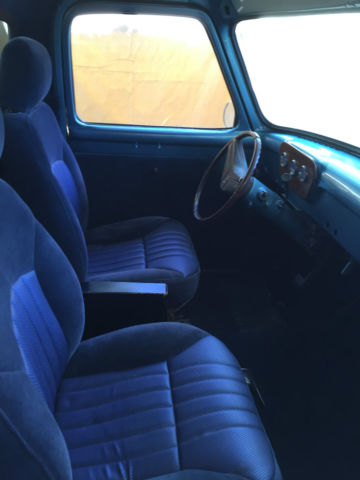 1955 Blue Ford F-100 Crew Cab Pickup