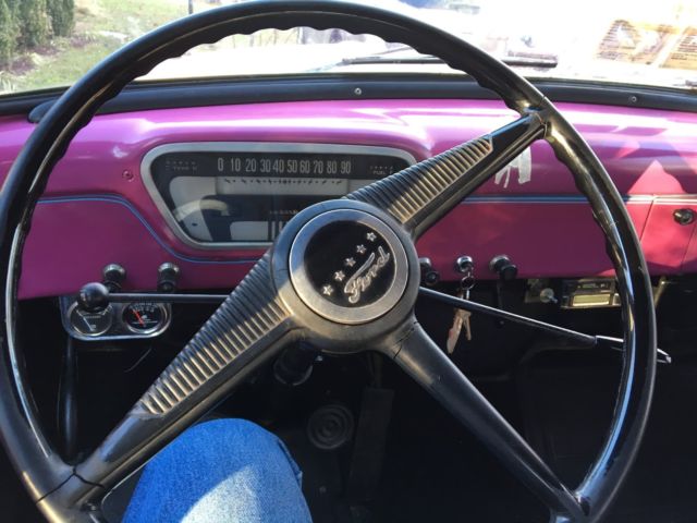 1955 Purple Ford F-100 Standard Cab Pickup