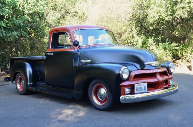 1955 Satin Black with pinstriping Chevrolet Other Pickups Truck