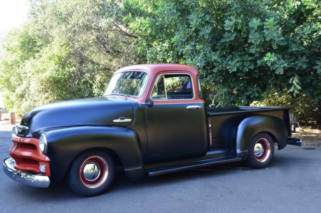 1955 Satin Black with pinstriping Chevrolet Other Pickups Truck