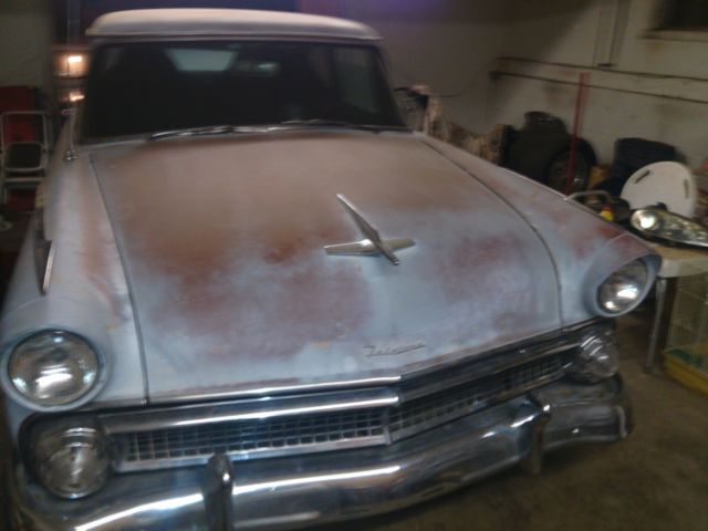 1955 Gray Ford Fairlane Sedan