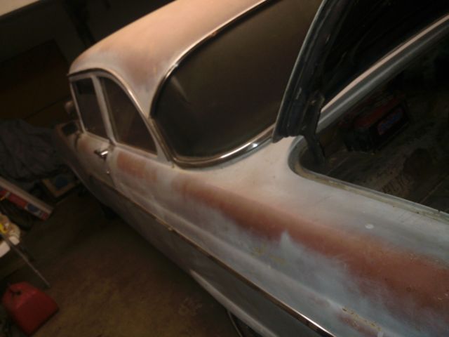 1955 Gray Ford Fairlane Sedan