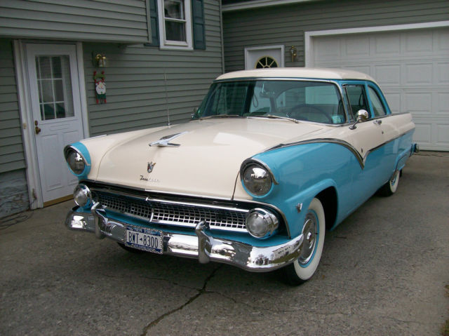 1955 Blue Ford Fairlane U/K