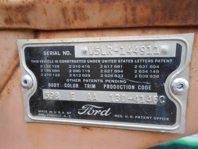 1955 PEACH Ford Ranch Wagon