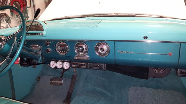 1955 Teal Ford Country Sedan Wagon